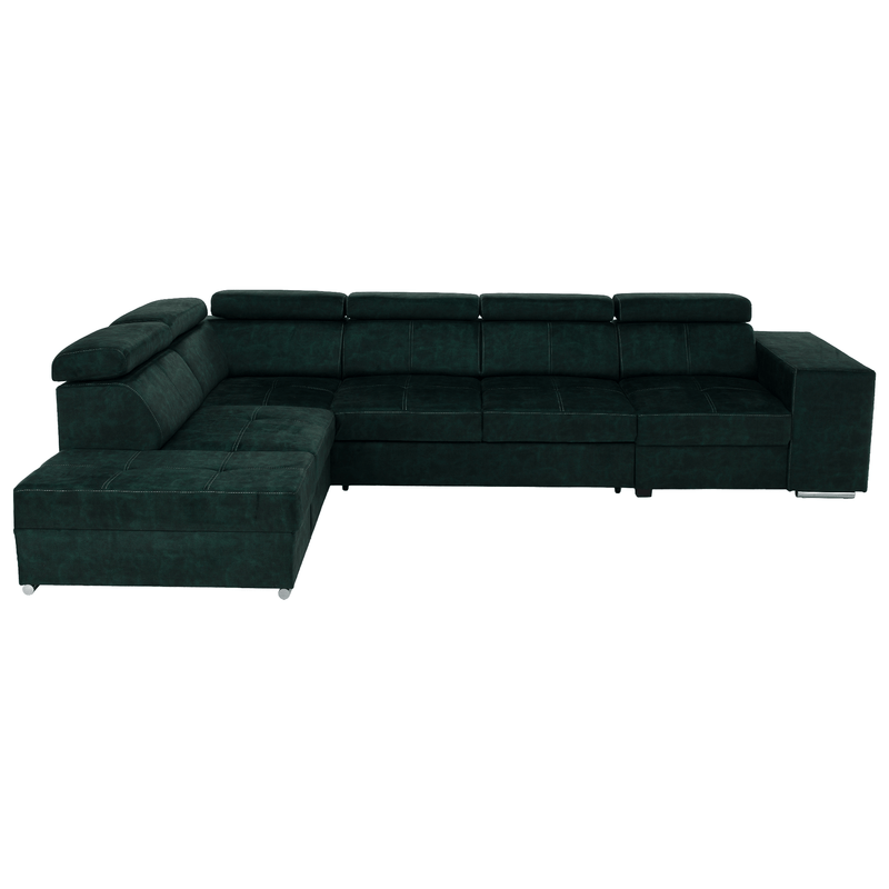 Casa si Gradina - Mobilier - Canapele si coltare - Coltare - Canapea, smarald, pe stanga, MALAGA BIG - Infinity.ro