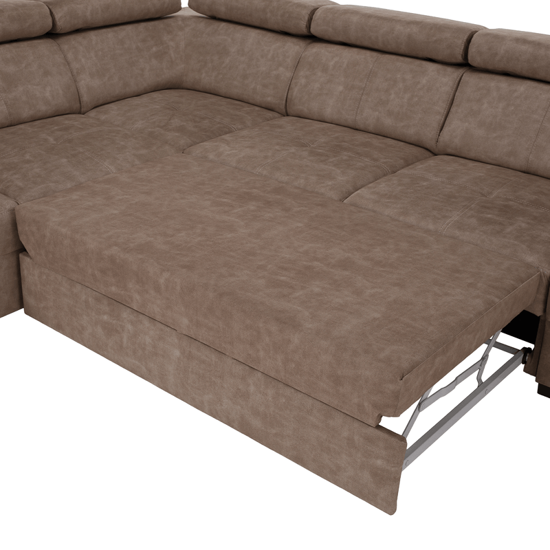 Casa si Gradina - Mobilier - Canapele si coltare - Coltare - Set canapea, bej, pe stanga, MALAGA BIG - Infinity.ro
