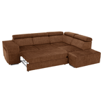 Casa si Gradina - Mobilier - Canapele si coltare - Coltare - Set canapea, maro, pe dreapta, MALAGA - Infinity.ro