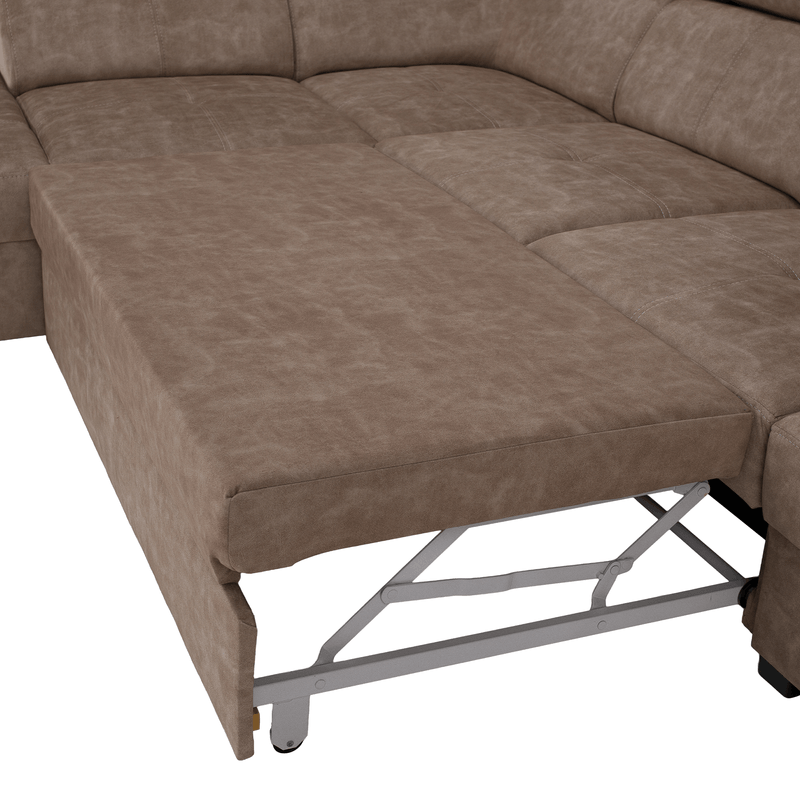 Casa si Gradina - Mobilier - Canapele si coltare - Coltare - Set canapea, bej, pe stanga, MALAGA BIG - Infinity.ro