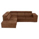 Casa si Gradina - Mobilier - Canapele si coltare - Coltare - Set canapea, maro, pe stanga, MALAGA - Infinity.ro