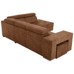 Casa si Gradina - Mobilier - Canapele si coltare - Coltare - Set canapea, maro, pe dreapta, MALAGA - Infinity.ro