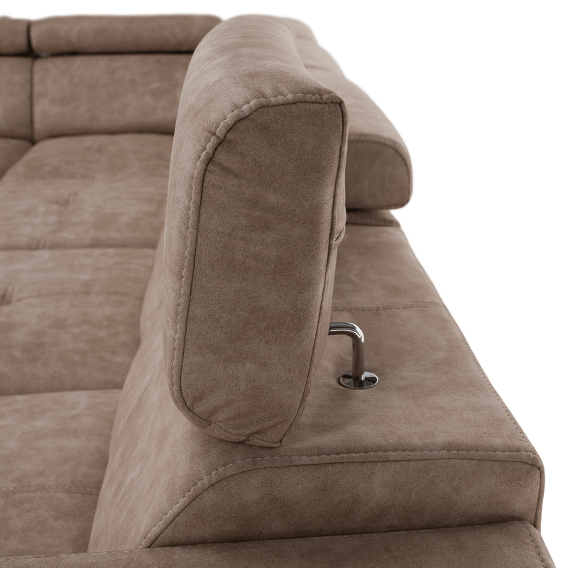 Casa si Gradina - Mobilier - Canapele si coltare - Coltare - Set canapea, bej, pe stanga, MALAGA BIG - Infinity.ro