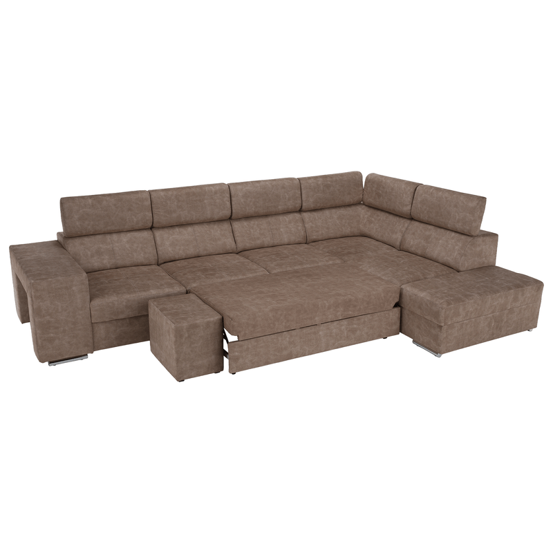 Casa si Gradina - Mobilier - Canapele si coltare - Coltare - Set canapea, bej, pe dreapta, MALAGA BIG - Infinity.ro