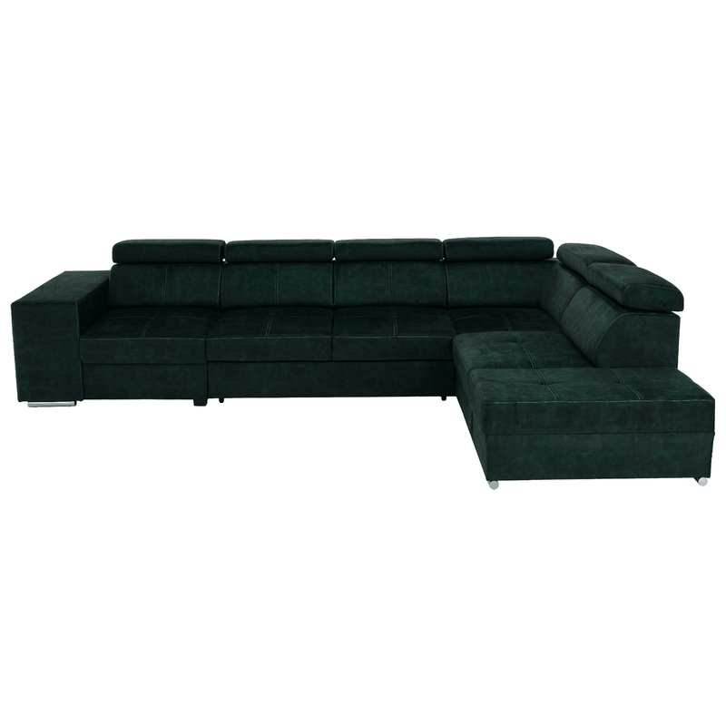 Casa si Gradina - Mobilier - Canapele si coltare - Coltare - Set canapea, smarald, pe dreapta, MALAGA BIG - Infinity.ro