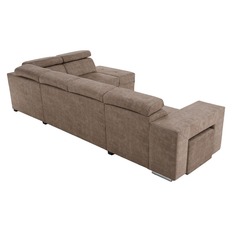 Casa si Gradina - Mobilier - Canapele si coltare - Coltare - Set canapea, bej, pe dreapta, MALAGA BIG - Infinity.ro