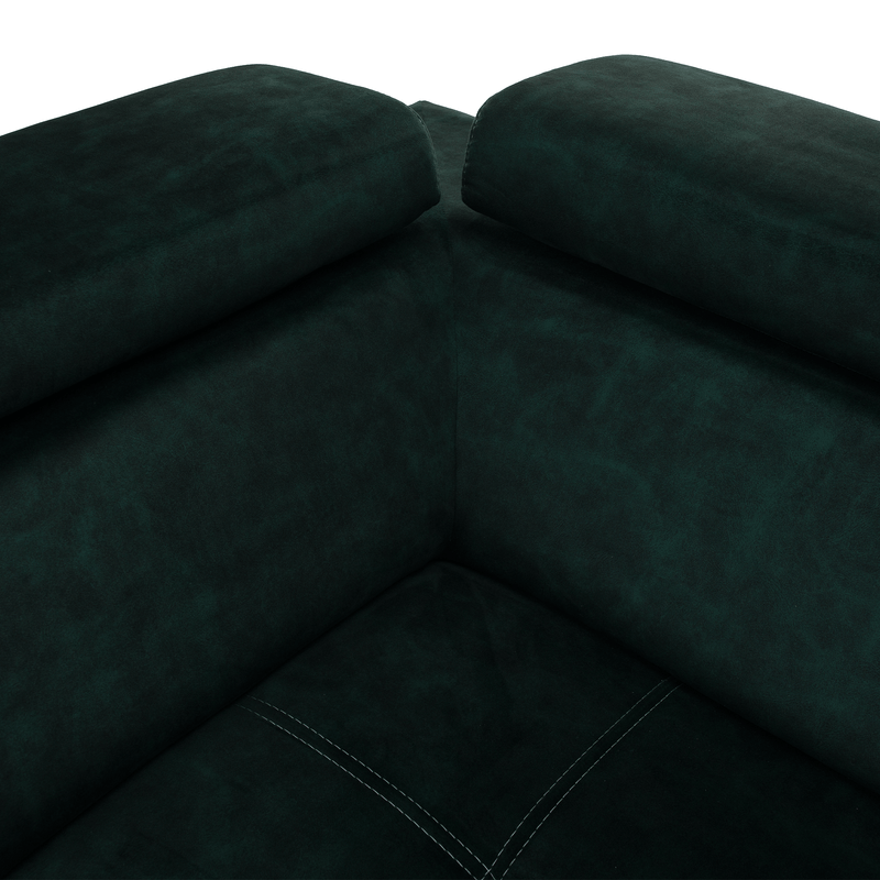 Casa si Gradina - Mobilier - Canapele si coltare - Coltare - Canapea, smarald, pe stanga, MALAGA BIG - Infinity.ro