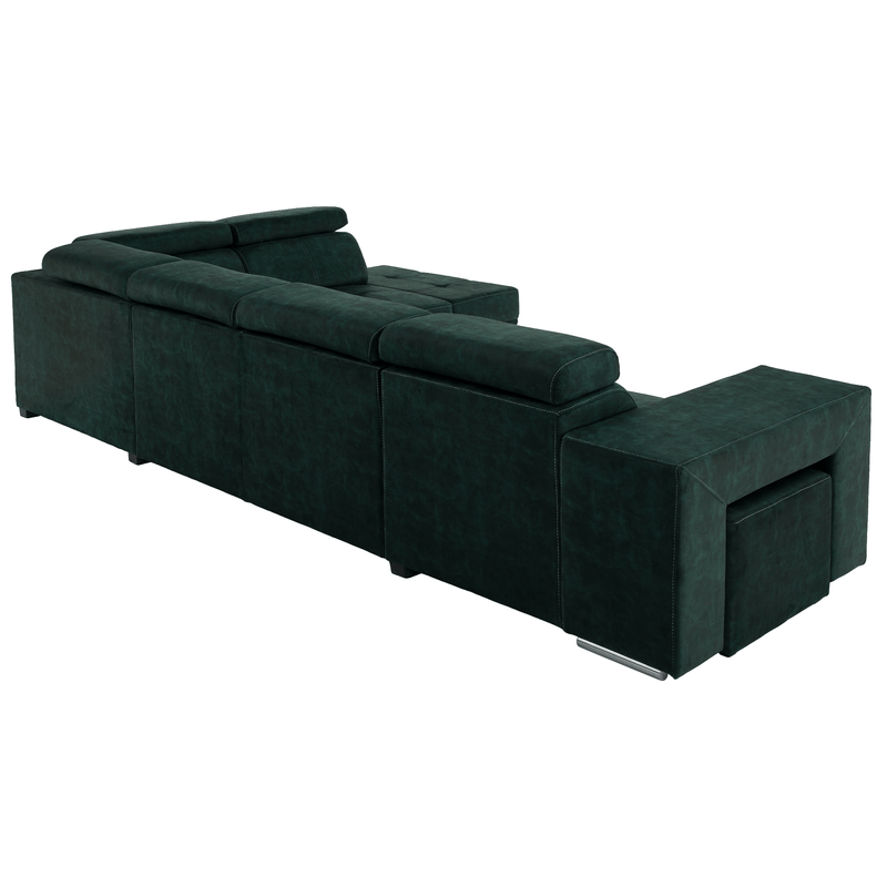 Casa si Gradina - Mobilier - Canapele si coltare - Coltare - Set canapea, smarald, pe dreapta, MALAGA BIG - Infinity.ro