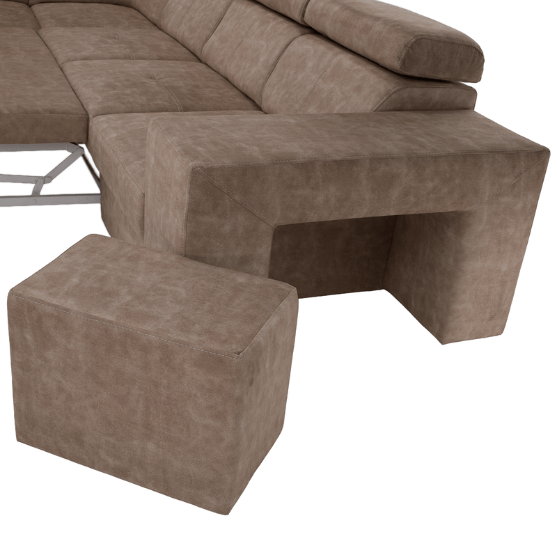 Casa si Gradina - Mobilier - Canapele si coltare - Coltare - Set canapea, bej, pe stanga, MALAGA BIG - Infinity.ro