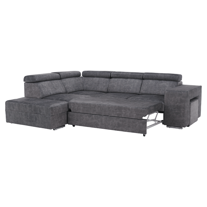 Casa si Gradina - Mobilier - Canapele si coltare - Coltare - Set canapea, gri, pe stanga, MALAGA - Infinity.ro