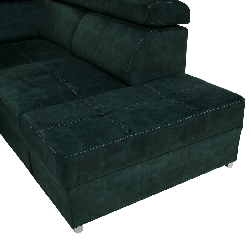 Casa si Gradina - Mobilier - Canapele si coltare - Coltare - Set canapea, smarald, pe dreapta, MALAGA BIG - Infinity.ro