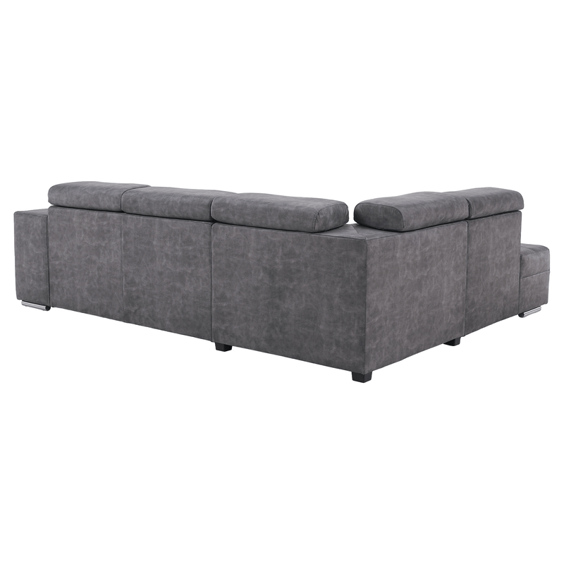 Casa si Gradina - Mobilier - Canapele si coltare - Coltare - Set canapea, gri, pe stanga, MALAGA - Infinity.ro