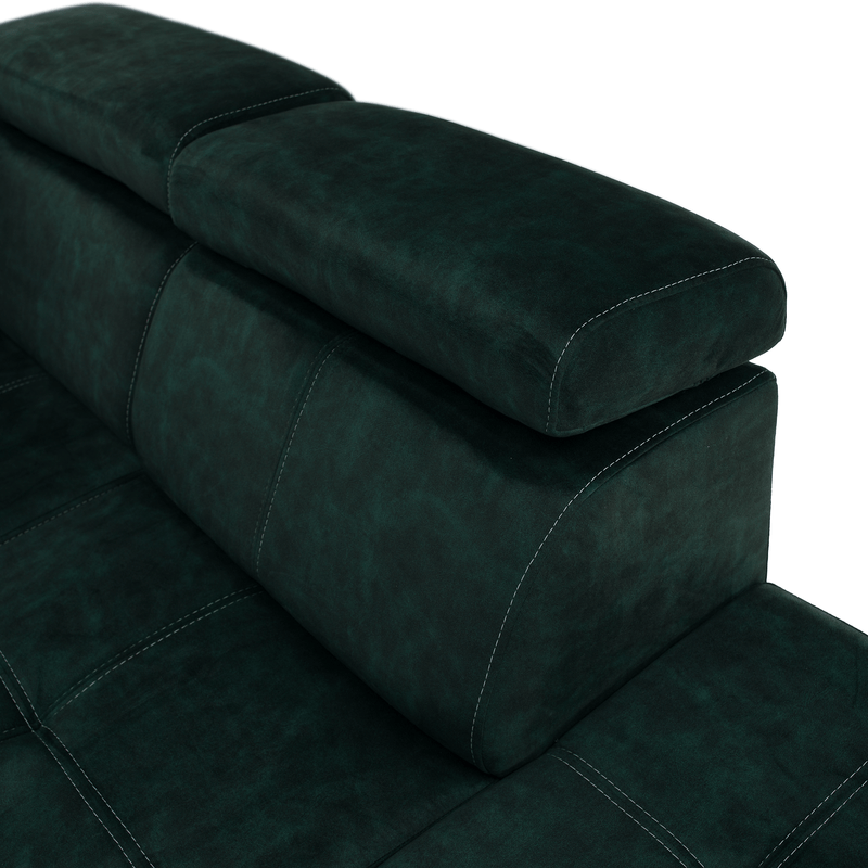 Casa si Gradina - Mobilier - Canapele si coltare - Coltare - Set canapea, smarald, pe dreapta, MALAGA BIG - Infinity.ro