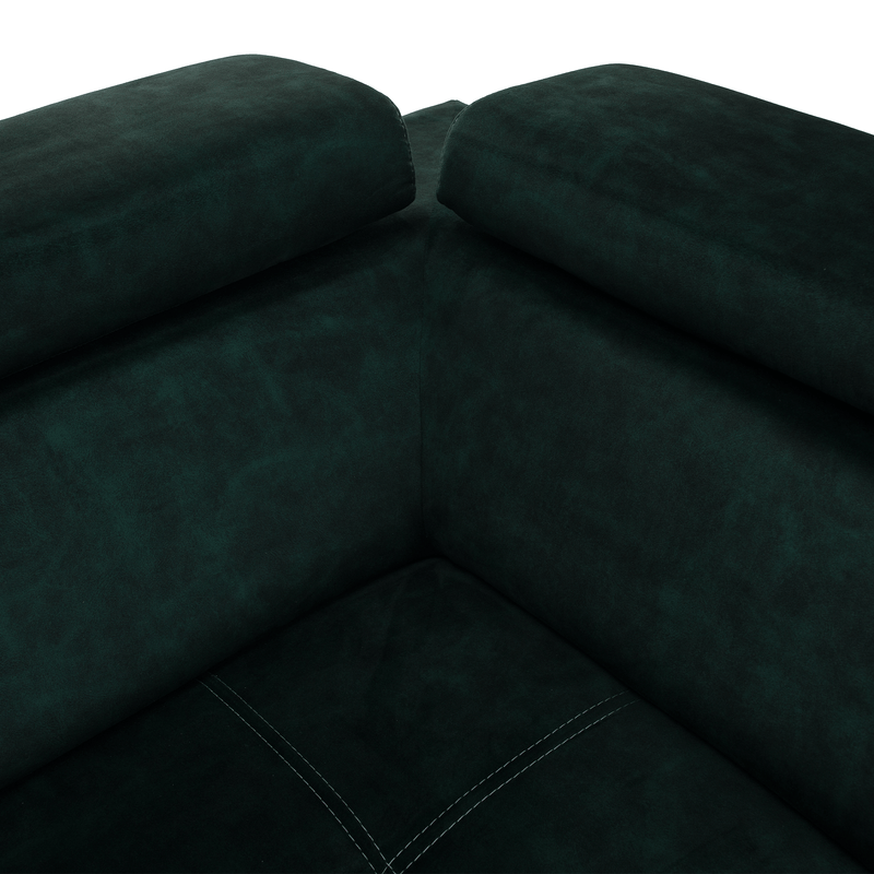 Casa si Gradina - Mobilier - Canapele si coltare - Coltare - Set canapea, smarald, pe dreapta, MALAGA BIG - Infinity.ro