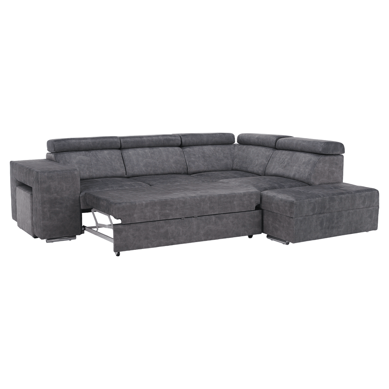 Casa si Gradina - Mobilier - Canapele si coltare - Coltare - Set canapea, gri, pe dreapta, MALAGA - Infinity.ro