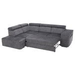 Casa si Gradina - Mobilier - Canapele si coltare - Coltare - Set canapea, gri, pe stanga, MALAGA - Infinity.ro
