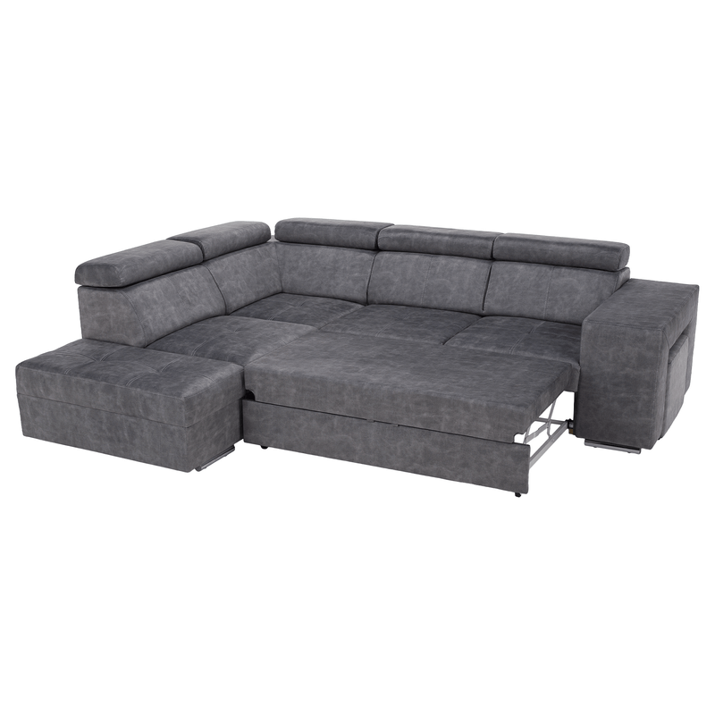 Casa si Gradina - Mobilier - Canapele si coltare - Coltare - Set canapea, gri, pe stanga, MALAGA - Infinity.ro