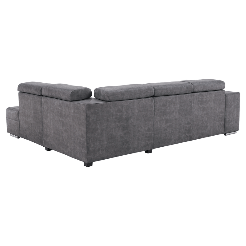 Casa si Gradina - Mobilier - Canapele si coltare - Coltare - Set canapea, gri, pe dreapta, MALAGA - Infinity.ro