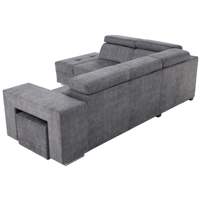 Casa si Gradina - Mobilier - Canapele si coltare - Coltare - Set canapea, gri, pe stanga, MALAGA - Infinity.ro