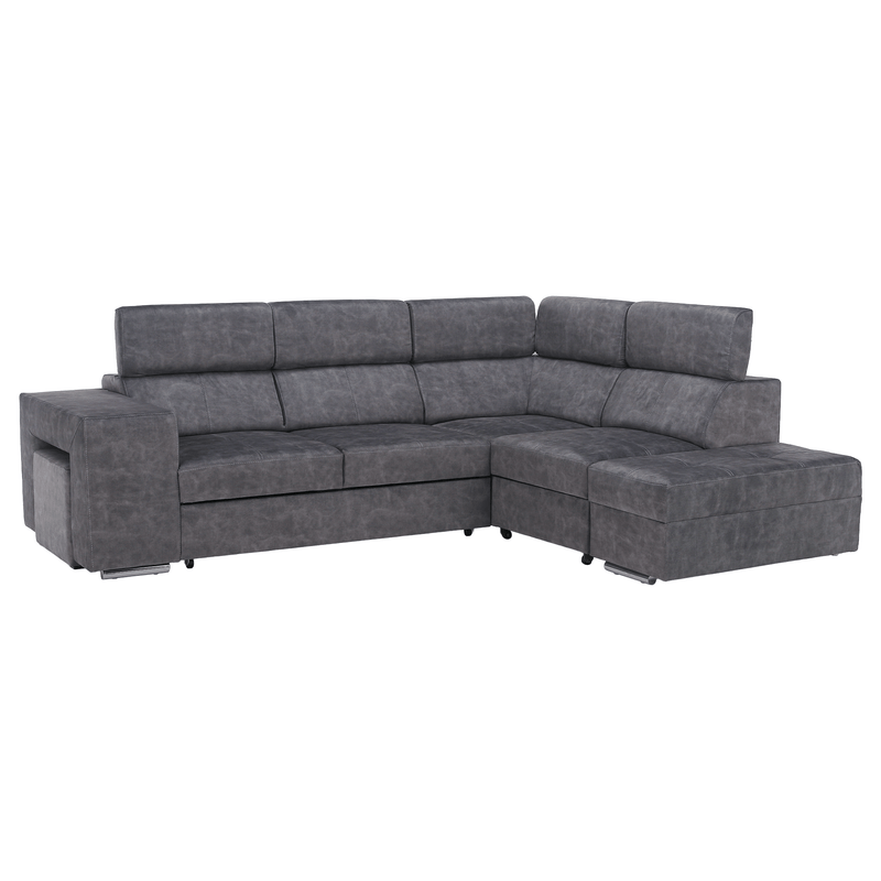 Casa si Gradina - Mobilier - Canapele si coltare - Coltare - Set canapea, gri, pe dreapta, MALAGA - Infinity.ro