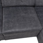 Casa si Gradina - Mobilier - Canapele si coltare - Coltare - Set canapea, gri, pe stanga, MALAGA - Infinity.ro