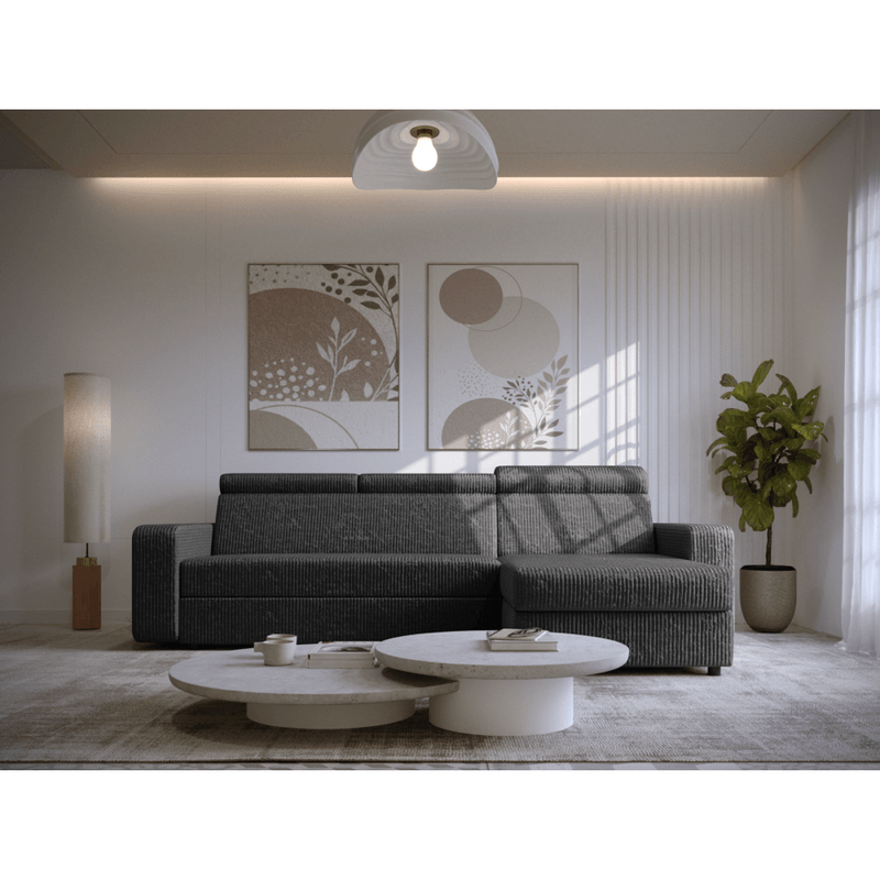 Casa si Gradina - Mobilier - Canapele si coltare - Coltare - Set canapea de colt, gri, pe dreapta, MORA ROH - Infinity.ro
