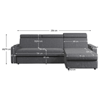 Casa si Gradina - Mobilier - Canapele si coltare - Coltare - Set canapea de colt, gri, pe dreapta, MORA ROH - Infinity.ro