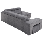 Casa si Gradina - Mobilier - Canapele si coltare - Coltare - Set canapea, gri, pe dreapta, MALAGA - Infinity.ro
