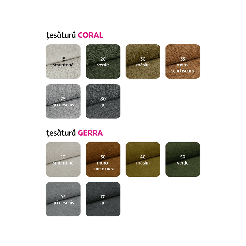 Casa si Gradina - Mobilier - Canapele si coltare - Coltare - Set canapea, gri-bej Taupe, pe stanga, MURIEL ROH - Infinity.ro