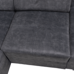 Casa si Gradina - Mobilier - Canapele si coltare - Coltare - Set canapea, gri, pe dreapta, MALAGA - Infinity.ro