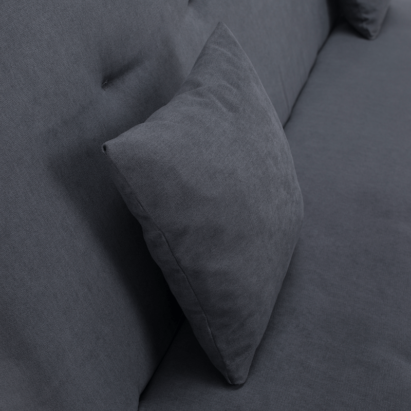 Casa si Gradina - Mobilier - Canapele si coltare - Canapele - Canapea extensibila, gri, ALADA - Infinity.ro