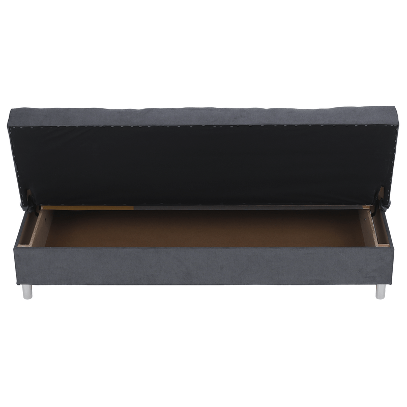 Casa si Gradina - Mobilier - Canapele si coltare - Canapele - Canapea extensibila, gri, ALADA - Infinity.ro