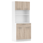 Casa si Gradina - Mobilier - Comode si corpuri - Corpuri bucatarie - Dulap de bucatarie cu patru usi, stejar alb/sonoma, DOMIS NEW - Infinity.ro