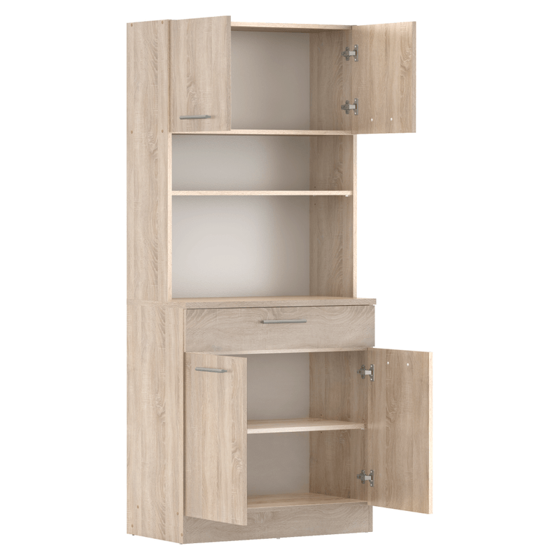 Casa si Gradina - Mobilier - Comode si corpuri - Corpuri bucatarie - Dulap de bucatarie cu patru usi, stejar sonoma, DOMIS NEW - Infinity.ro
