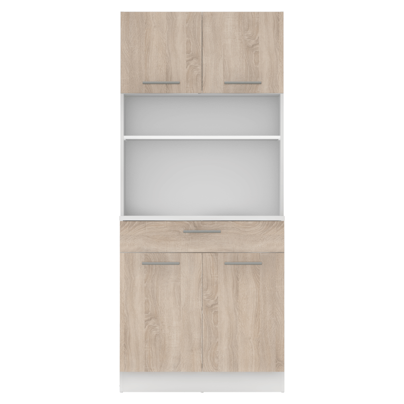 Casa si Gradina - Mobilier - Comode si corpuri - Corpuri bucatarie - Dulap de bucatarie cu patru usi, stejar alb/sonoma, DOMIS NEW - Infinity.ro