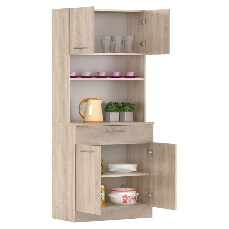Casa si Gradina - Mobilier - Comode si corpuri - Corpuri bucatarie - Dulap de bucatarie cu patru usi, stejar sonoma, DOMIS NEW - Infinity.ro