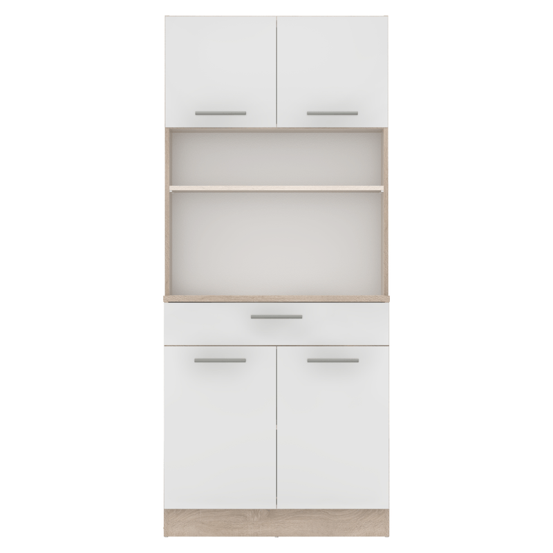 Casa si Gradina - Mobilier - Comode si corpuri - Corpuri bucatarie - Dulap de bucatarie cu patru usi, stejar sonoma/alb, DOMIS NEW - Infinity.ro