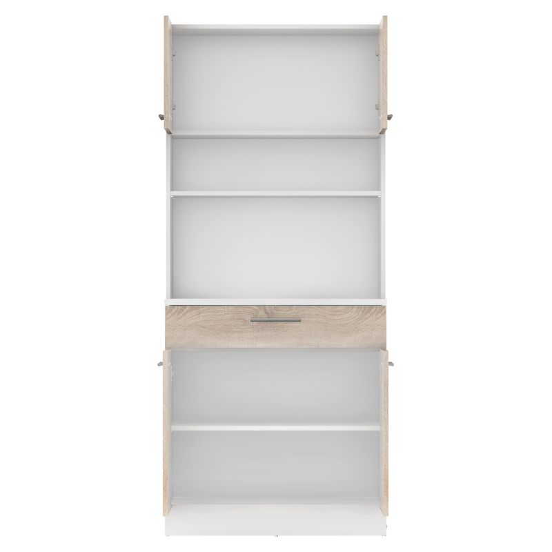 Casa si Gradina - Mobilier - Comode si corpuri - Corpuri bucatarie - Dulap de bucatarie cu patru usi, stejar alb/sonoma, DOMIS NEW - Infinity.ro