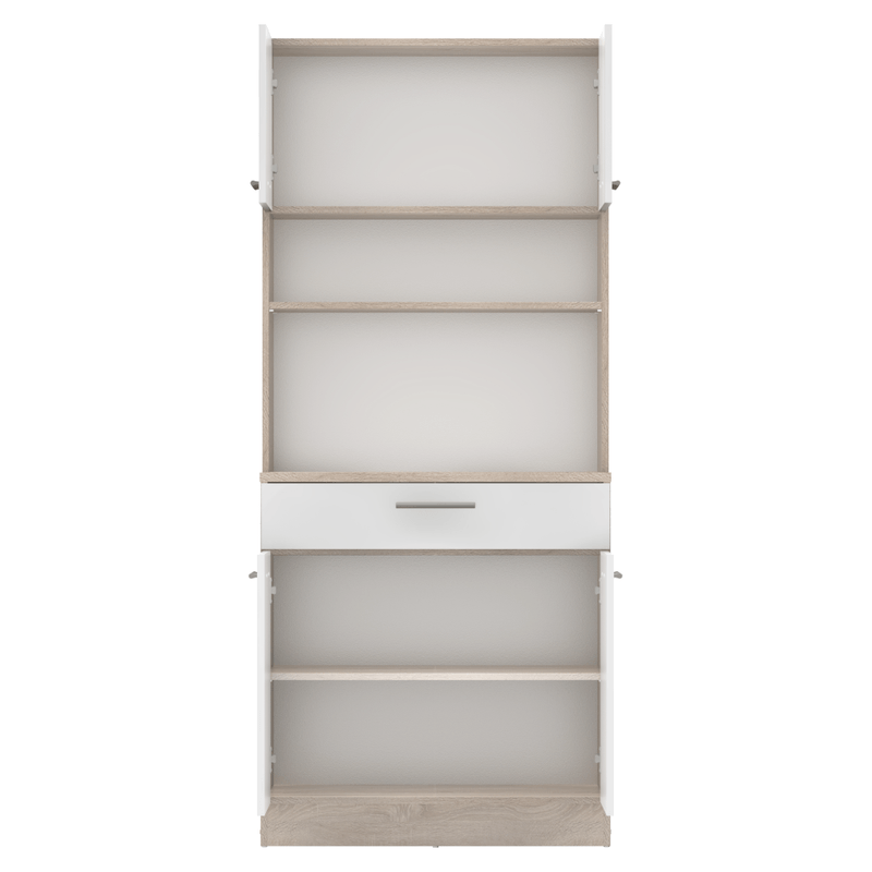 Casa si Gradina - Mobilier - Comode si corpuri - Corpuri bucatarie - Dulap de bucatarie cu patru usi, stejar sonoma/alb, DOMIS NEW - Infinity.ro