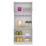 Casa si Gradina - Mobilier - Comode si corpuri - Corpuri bucatarie - Dulap de bucatarie cu patru usi, stejar alb/sonoma, DOMIS NEW - Infinity.ro