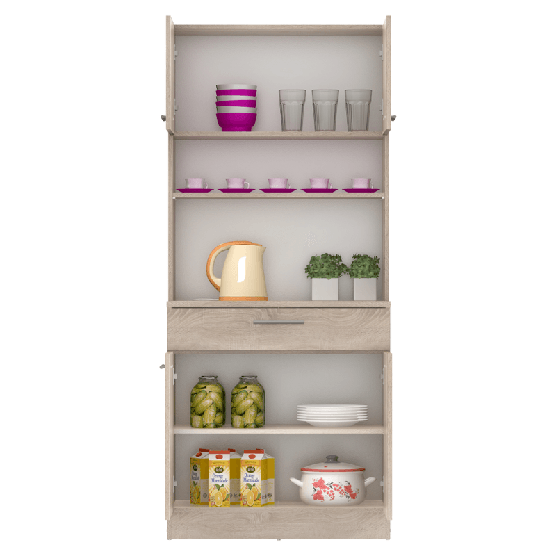 Casa si Gradina - Mobilier - Comode si corpuri - Corpuri bucatarie - Dulap de bucatarie cu patru usi, stejar sonoma, DOMIS NEW - Infinity.ro