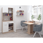 Casa si Gradina - Mobilier - Comode si corpuri - Corpuri bucatarie - Dulap de bucatarie cu patru usi, stejar sonoma/alb, DOMIS NEW - Infinity.ro