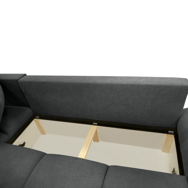 Casa si Gradina - Mobilier - Canapele si coltare - Coltare - Set canapea universala, gri inchis, KERIM ROH - Infinity.ro