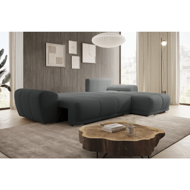Casa si Gradina - Mobilier - Canapele si coltare - Coltare - Set canapea universala, gri inchis, KERIM ROH - Infinity.ro