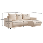 Casa si Gradina - Mobilier - Canapele si coltare - Coltare - Set de canapea universal, bej, LIMON ROH - Infinity.ro