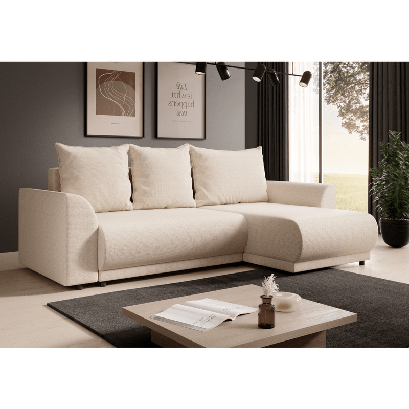 Casa si Gradina - Mobilier - Canapele si coltare - Coltare - Set de canapea universal, bej, LIMON ROH - Infinity.ro