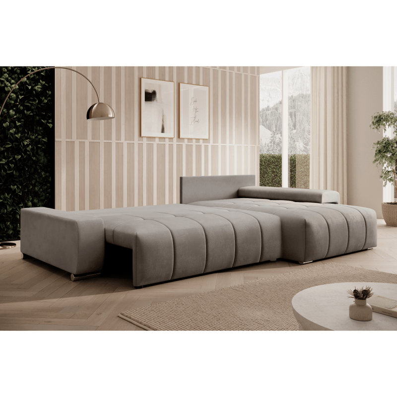 Casa si Gradina - Mobilier - Canapele si coltare - Coltare - Set canapea universala, gri, VEZAN ROH - Infinity.ro