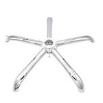 Casa si Gradina - Mobilier - Feronerie si accesorii mobila - Baza, crom, raza 35 cm, BAZA TYP 4 - Infinity.ro