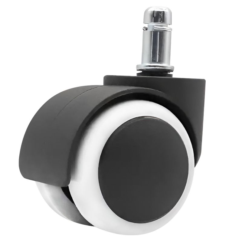 Casa si Gradina - Mobilier - Feronerie si accesorii mobila - Roata, set de 5 buc., negru/alb, KOLIESKO TYP 2 - Infinity.ro