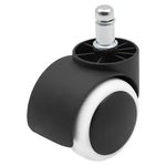 Casa si Gradina - Mobilier - Feronerie si accesorii mobila - Roata, set de 5 buc., negru/alb, KOLIESKO TYP 2 - Infinity.ro